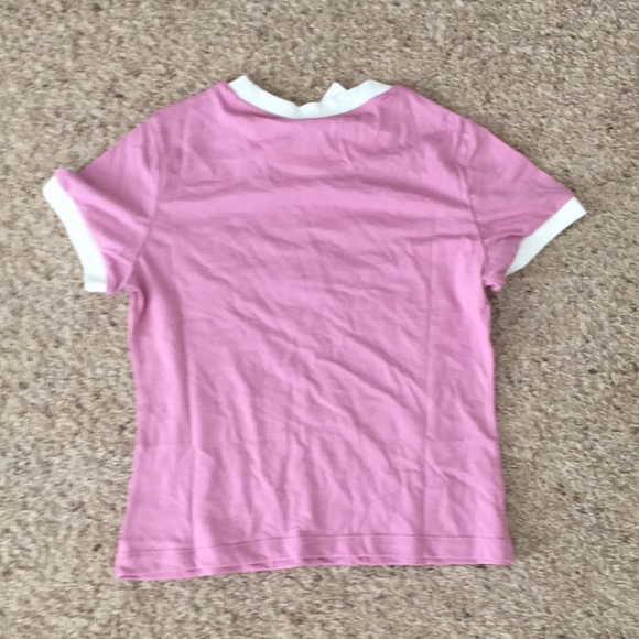 NWT Reebok pink baseball tee shirt XS NWT athleisure y2k style s - Picture 3 of 3